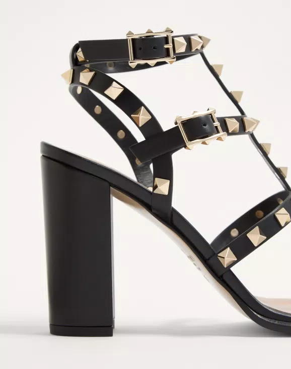 Valentino Rockstud Ankle Strap Sandal 90 Mm - Image 2